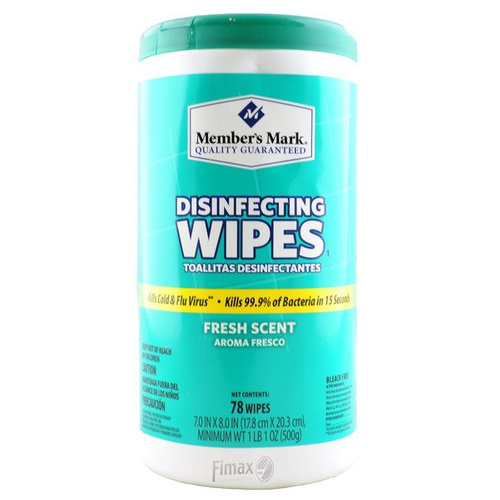 Member's Mark Disinfecting Wipes Fresh Scent 78 szt. Chusteczki