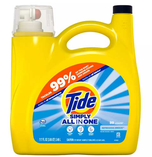 Tide Simply Clean & Fresh Refreshing Breeze 3,46 l 89 prań - Uniwersalny żel do prania tkanin