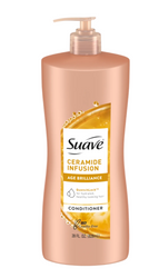 Suave Ceramide Infusion Age Brilliance Conditioner 828 ml - Odżywka przeciw łamaniu się włosów