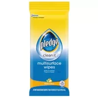 Pledge Multisurface Wipes Citrus 25 szt. - Mokre ściereczki wszechstronnego użytku