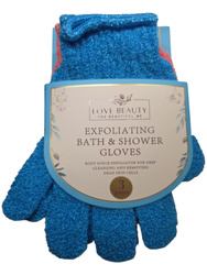 Love Beauty the Beautiful Me 3 szt. - Zestaw peelingujących rękawic do kąpieli