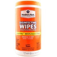 Member's Mark Disinfecting Wipes Orange Scent 78 szt. - Chusteczki dezynfekujące