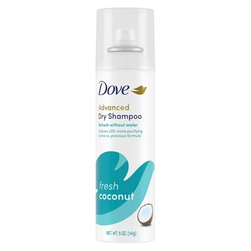 Dove Dry Shampoo Fresh Coconut 141 g - Suchy szampon do włosów