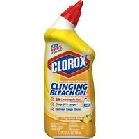 Clorox Toilet Bowl Cleaner Clinging Bleach Gel Crisp Lemon Scent 709 ml - Antybakteryjny żel do WC