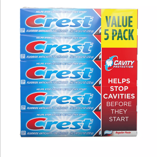 Zestaw 5 x Crest Cavity Protection Regular Paste 232 g - Pasta do zębów