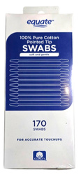 Equate Swabs 170 szt. - Patyczki bawełniane do czyszczenia uszu