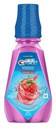 Crest Kid's Strawberry Rush 500 ml - Płyn do płukania jamy ustnej dla dzieci