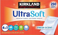 Kirkland Fabric Softener 250 szt. -Chusteczki do suszarki