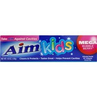 Aim Kids Mega Bubble Berry 125 g - Pasta do zębów dla dzieci