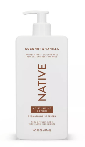 NATIVE Moisturizing Lotion Coconut & Vanilla  487 ml - Nawilżający balsam do ciała