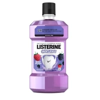 Listerine Smart Rinse Berry Splash 500 ml - Płyn do płukania jamy ustnej dla dzieci