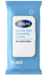 Cetaphil Gentle Skin Cleasing Cloths 25 szt. -Ściereczki do czyszczenia  twarzy i ciała