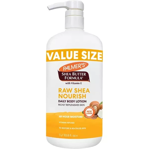 Palmer's Raw Shea Nourish 1 litr - Nawilżający balsam do ciała