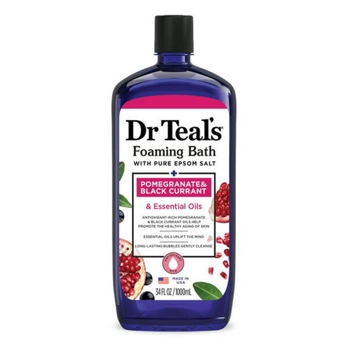 Dr Teal's Foaming Bath Pomegranates & Black Currant  1000 ml - Płyn do kąpieli 