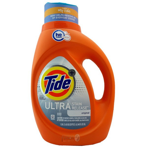 Tide Ultra Stain Original 1,36 l 24 prania - Uniwersalny żel do prania tkanin 