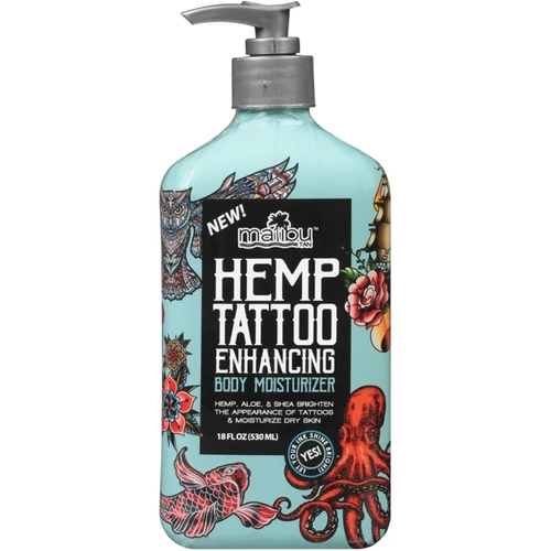 Malibu Hemp Tattoo Enhancing Body Moisturizing 530 ml - Głęboko nawilżający balsam do ciała