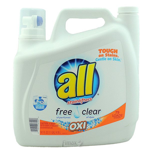 All Free & Clear Oxi 4,16 l 79 prań - Uniwersalny żel do prania tkanin 