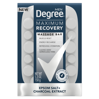 Degree Maximum Recovery Epsom Salt + Charcoal Extract 150 g - Mydło w kostce