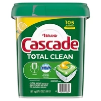 Cascade Total Clean Fresh Scent LEMON 105 szt. - Kapsułki do zmywarek