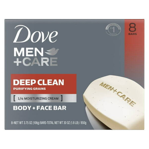 Dove Men + Care Deep Clean 8 X113 g - Mydło w kostce