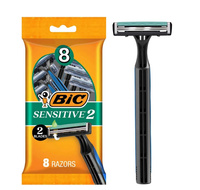 BIC SENSITIVE 2 - 8 szt. - Zestaw maszynek do golenia dla mężczyzn