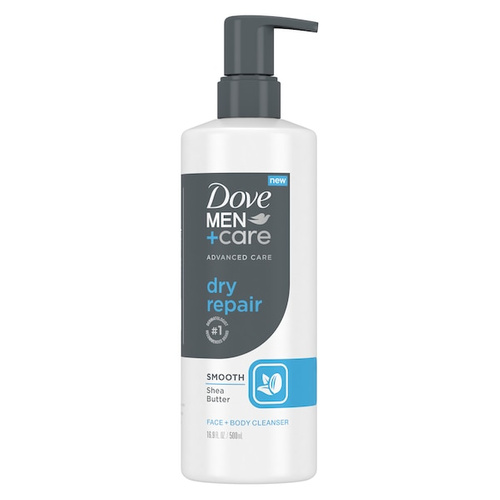 Dove Men+Care Dry Repair 500 ml - Żel do mycia twarzy i ciała