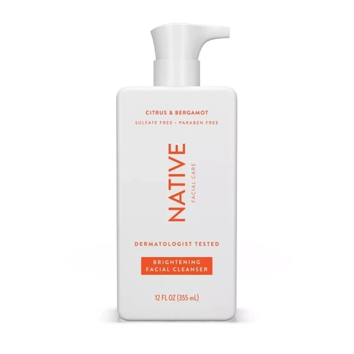 NATIVE Facial Care Citrus & Bergamot 355 ml -Rozjaśniający płyn do czyszczenia twarzy