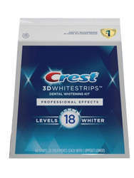 Zestaw 20 x Crest 3D  Whitestrips Professional Efects 2 szt. - Paski wybielające do zębów