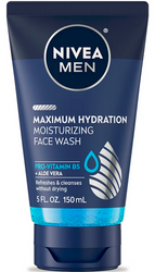 Nivea MEN Maximum Hydration Moisturizing Face Wash 150 ml - Nawilżający żel do mycia twarzy dla mężczyzn