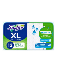 Swiffer XL Wet Cloths Refill Fresh 12 szt. - Ściereczki do czyszczenia na mokro