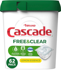 Cascade Platinum Lemon Essence 62 szt.- Kapsułki do zmywarki