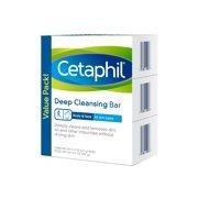 Cetaphil Deep Cleansing Bar 3 X 127 g - Mydło w kostce