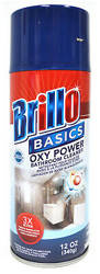 Brillo Basics OXY Power Bathroom Cleaner 340 g - Spray do czyszczenia powierzchni łazienkowych