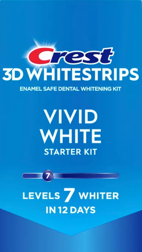 Crest 3D  Whitestrips Vivid White 2 szt. - Paski wybielające do zębów