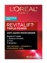 Olay Revitalift Triple Power Anti- Aging Moisturizer 48 g - Przeciwstarzeniowy krem do twarzy