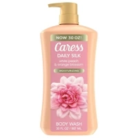Caress Daily Silk White Peach & Orange Blossom 887 ml - Głęboko nawilżający żel pod prysznic