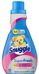 Snuggle Plus Super Fresh Spring Burst 1,26 l 40 płukań - Płyn do płukania tkanin