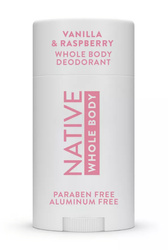 Native Vanilla & Raspberry 75 g - Dezodorant w sztyfcie dla kobiet