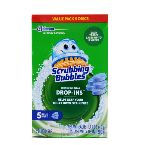 Scrubbing Bubbles Drop-Ins 6 szt. - Tabletki do spłuczki 