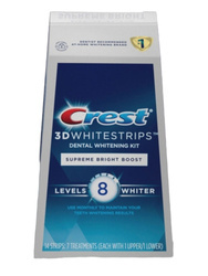 Zestaw 7 x Crest 3D  Whitestrips Supreme Bright 2 szt. - Paski wybielające do zębów