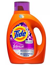 Tide Ultra Febreze Spring & Renewal 2,48 l 59 prań - Uniwersalny żel do prania tkanin