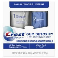 Crest Pro-Health Gum Detoxify + Whitening 2-Step 65 g - Zestaw do wybielania zębów