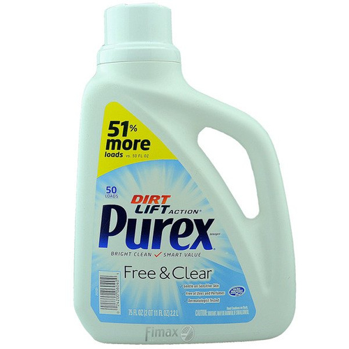 Purex Free & Clean 2,2 l 50 prań - Uniwersalny żel do prania tkanin