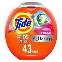 Tide 4in1 Downy April Fresh 43 szt. - Kapsułki do prania tkanin