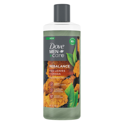 Dove Men+Care Rebalance Tea Leaves + Chaga 532 ml - Żel pod prysznic dla mężczyzn