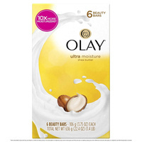 Olay Ultra Moisture Shea Butter 6 X 106 g - Mydło w kostce