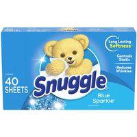 Snuggle Blue Sparkle 40 szt. - Chusteczki do suszarek