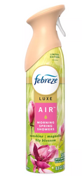 Febreze Luxe Air Morning Spring Showers 250 g - Odświeżacz powietrza w sprayu