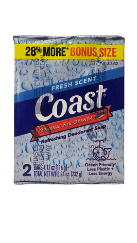 Coast Original Eye Opener 2 x 116 g - Mydło w kostce