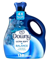 Downy Ultra Soft + Balance Crisp Rain & Blue Eucalyptus 2,76 l 138 płukań